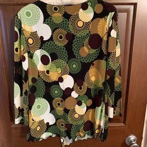 Multi color womens top